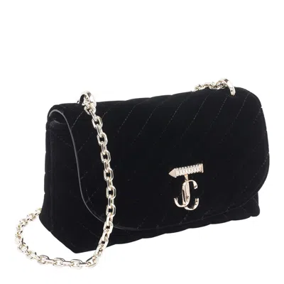 Jimmy Choo Curve Crossbody Bag In Black
