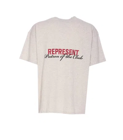 Represent Patron Of The Club Hoodie In Gray