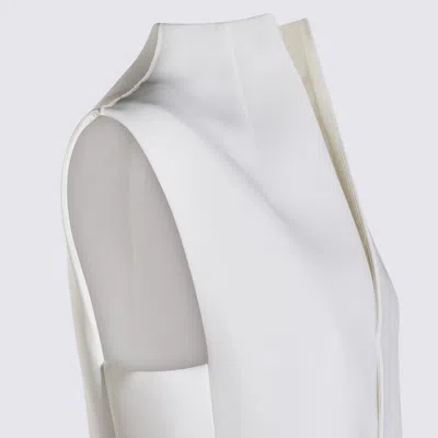 Khaite White Cotton Top In White