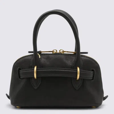 Miu Miu Black Leather Crossbody Bag In Black