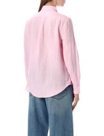 Polo Ralph Lauren Classic Linen Shirt In Multi