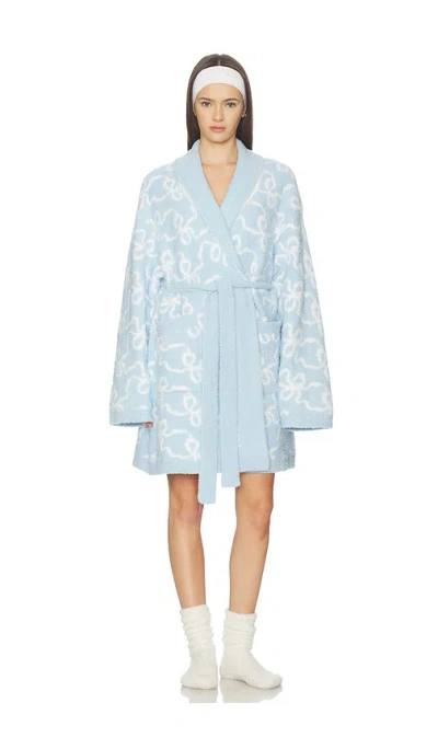 Loveshackfancy Teddy Indie Robe In Blue