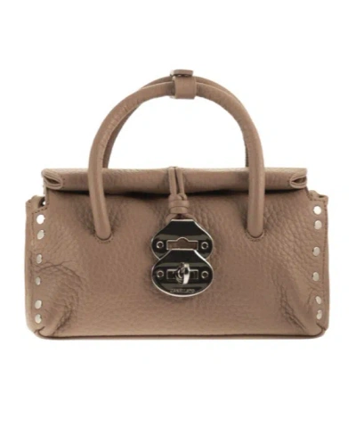 Zanellato Magnetic Shoulder Bag In Brown