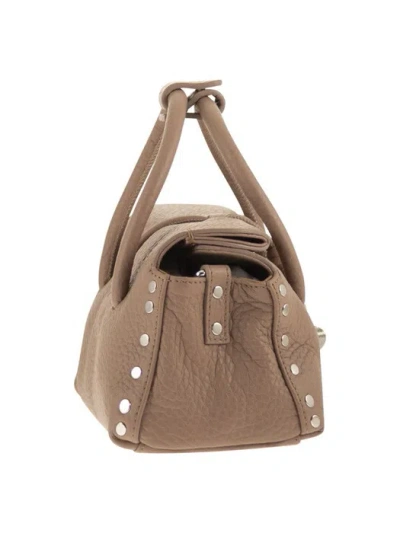 Zanellato Magnetic Shoulder Bag In Brown