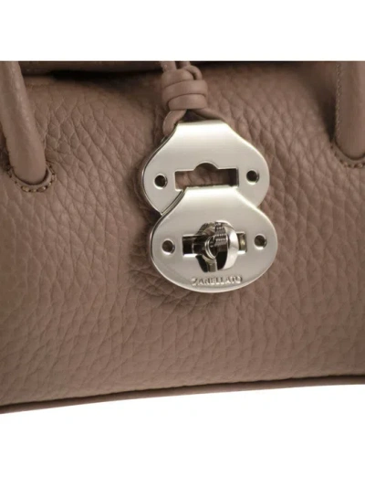 Zanellato Magnetic Shoulder Bag In Brown