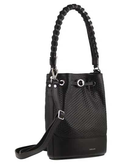 Zanellato Monda' - Leather Bucket Bag S In Black
