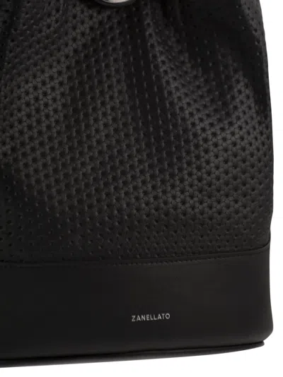Zanellato Monda' - Leather Bucket Bag S In Black