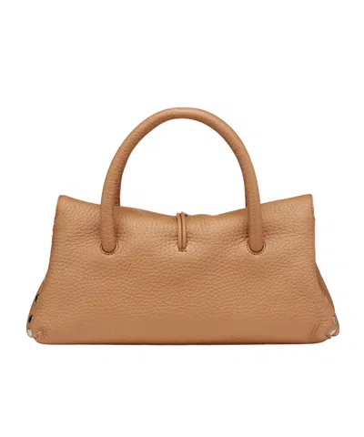 Zanellato Small Dotta Tote Bag In Brown