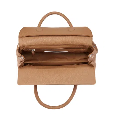 Zanellato Small Dotta Tote Bag In Brown