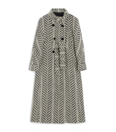 Valentino Wool-blend Wrap Coat