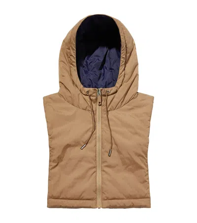 Max & Co Reversible Gilet In Sand