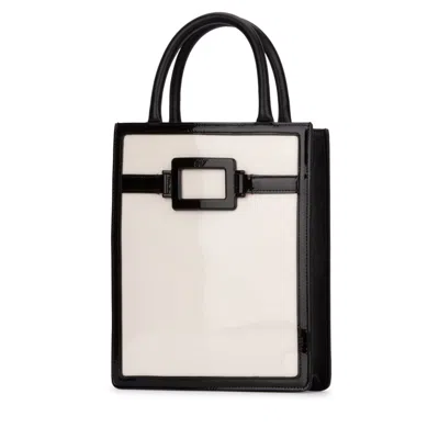 Roger Vivier Belle Vivier Voyage Tote In White
