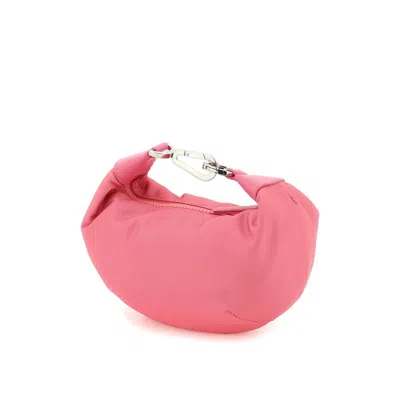 Palm Angels Dark Pink Fabric Big Palm Handbag In Pink