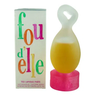 Ted Lapidus Ladies Fou D'elle Edt Spray 3.3 oz Fragrances 3355992001106 In Multi