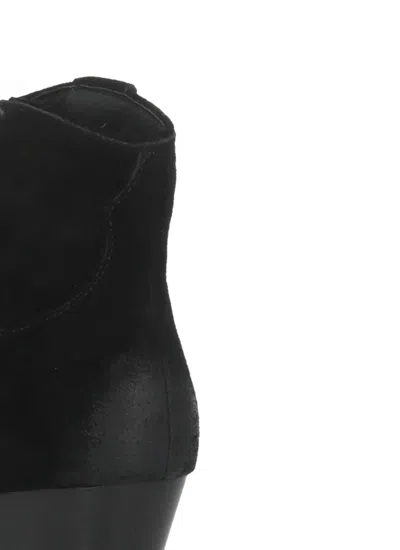 Ash Woman Ankle Boots Dark Brown Size 8 Leather In Black