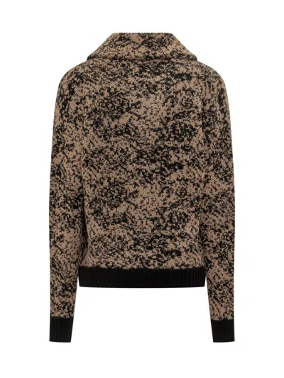 Gabriele Pasini Shawl-collar Pocket Cardigan In Brown