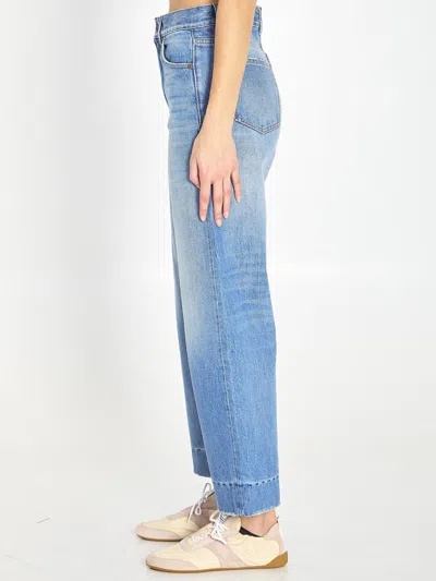 Chloé High-waisted Shorts Jeans In Blue