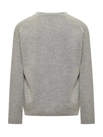 Jw Anderson Cardigan With Zip J.w Anderson In Gray