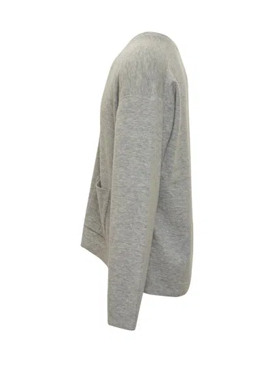 Jw Anderson Cardigan With Zip J.w Anderson In Gray