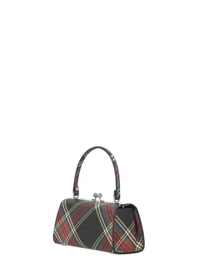 Vivienne Westwood Doll Xl Frame Bag In Black