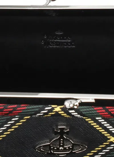 Vivienne Westwood Doll Xl Frame Bag In Black