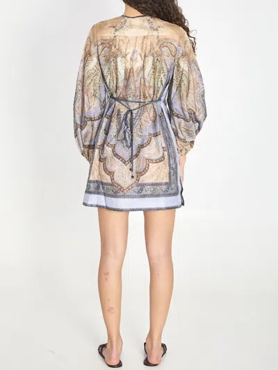 Zimmermann Wanderlust Tapestry Print Blouse In Multi