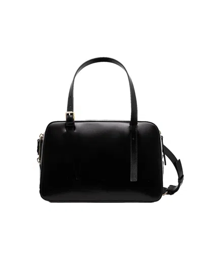 Apc A.p.c. Black Shoulder Bag With Versatile Carrying Options