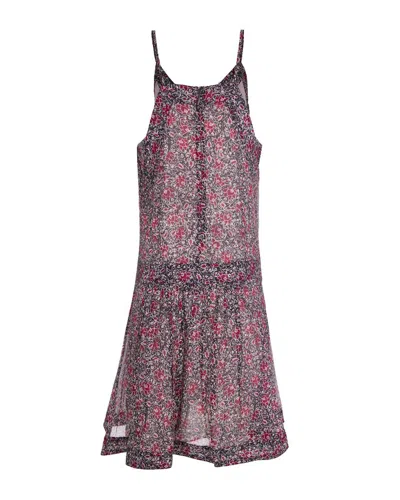 Isabel Marant Étoile Danielle Floral Cotton Voile Minidress In Brown