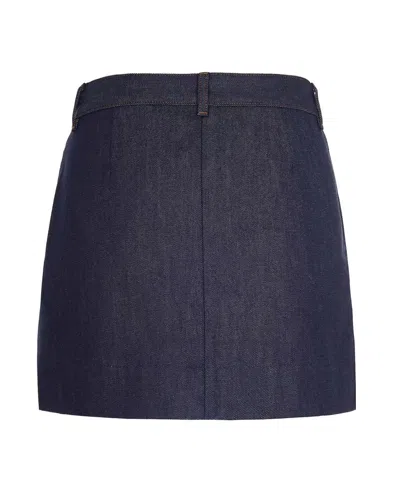 Apc A.p.c. Skirt In Blue