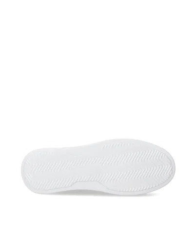 Philippe Model Temple Low Sneakers In White Leather In White