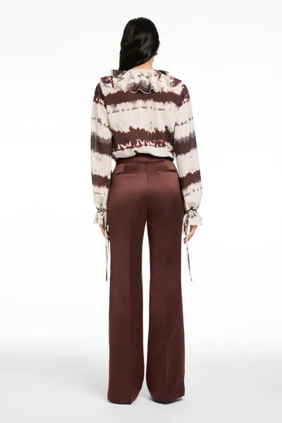 Toccin Pos - Tobi Exaggerated Ruffle Blouse In Multi