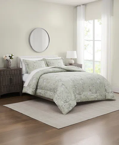 Macy's Pem America Bird Toile 3-pc. Comforter Sets In Green