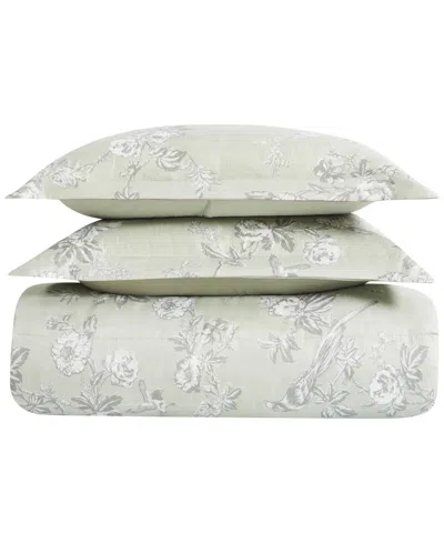 Macy's Pem America Bird Toile 3-pc. Comforter Sets In Green