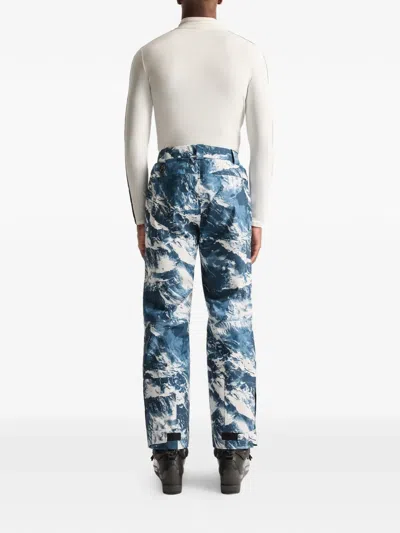 Fusalp Brakonz Adjustable Mountain-print Ski Bottoms In Blue