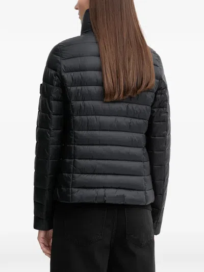 Marc O'polo Quilted Zip Jacket In Black