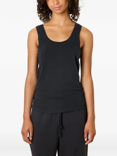 American Vintage Gamipy Scoop-neck Tank Top In Black