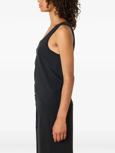 American Vintage Gamipy Scoop-neck Tank Top In Black