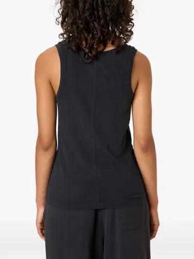 American Vintage Gamipy Scoop-neck Tank Top In Black