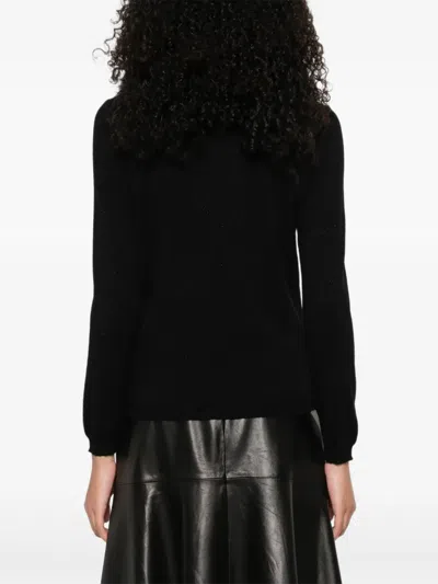 Gran Sasso Roll-neck Sweater In Black