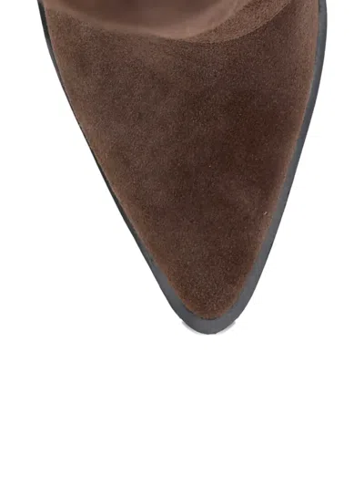 Elvio Zanon Zip-detail Boots In Brown