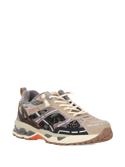 Maripe' Star Melrose Hicho Grey Patchwork Sneakers In Gray