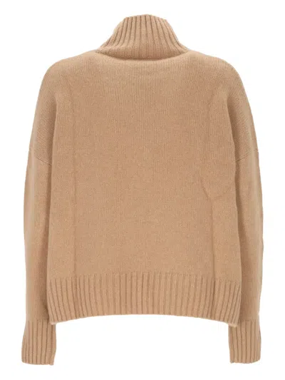 Irreplaceable Cozy Turtleneck Sweater In Brown