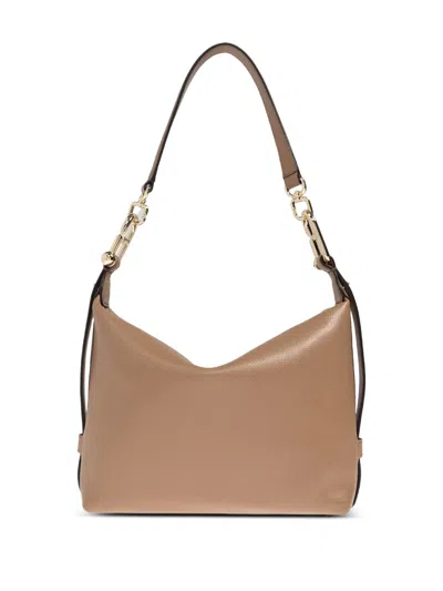 Furla Chain Detail Tote Bag In Brown