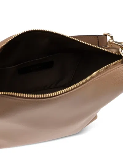 Furla Chain Detail Tote Bag In Brown