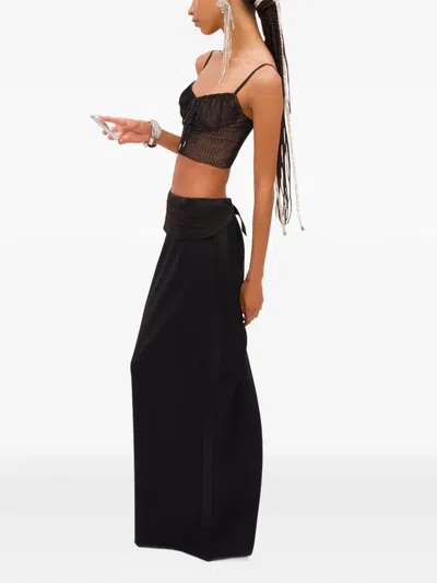 Area Column Maxi Skirt In Black