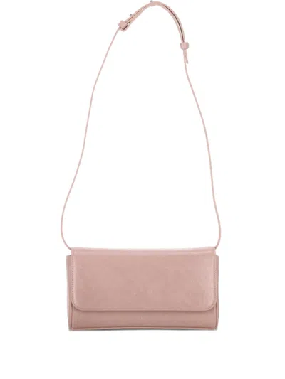 Stand Oil Adjustable Strap Shoulder Bag In Pink