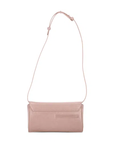 Stand Oil Adjustable Strap Shoulder Bag In Pink