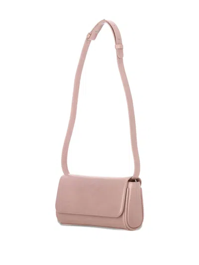Stand Oil Adjustable Strap Shoulder Bag In Pink