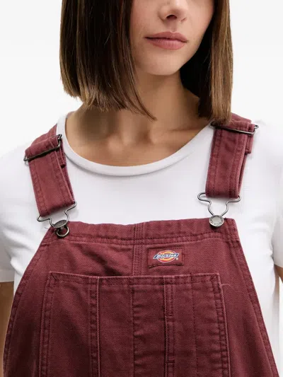 Dickies Cotton Jumpsuit In Red