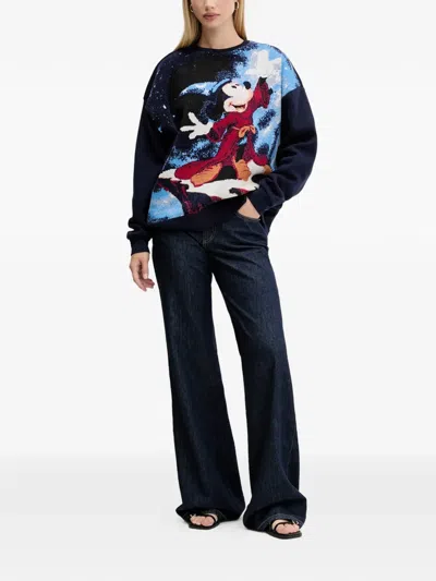 图案印花圆领卫衣